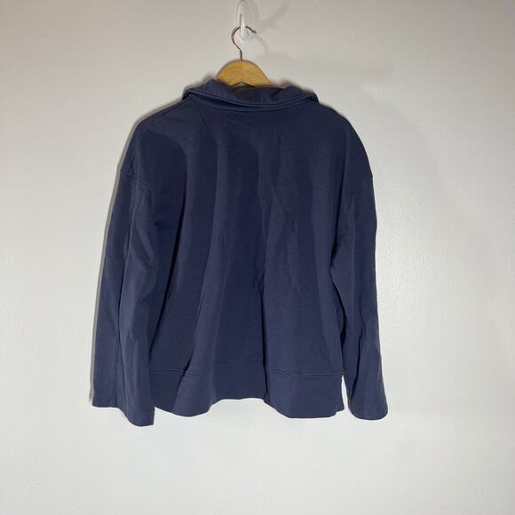 Columbia Sweatshirt Womens XXL 1/4 Zip Pullover Pocket Blue Outdoors - Picture 8 of 15